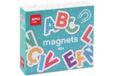 agipa Jeu de magnets 'ABC lettres', 40 magnets