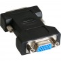 DVI-A Adaptateur, InLine®, Analogue 12+5 prise sur 15 broches HD prise femelle (VGA)