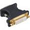 DVI-A Adaptateur, InLine®, analogue 24+5 prise femelle sur 15 broches HD prise (VGA)