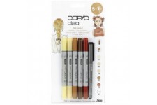 COPIC Marqueur ciao, kit de 5+1 'Hair Tones 1'