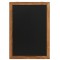 EUROPEL Ardoise avec cadre en bois, 420 x 600 mm, noir