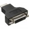 Adaptateur HDMI-DVI, InLine®, prise HDMI sur prise DVI femelle