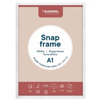 EUROPEL Cadre porte-affiche, A2, blanc