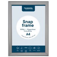 EUROPEL Cadre porte-affiche, A3, 20 mm, anodisé argenté