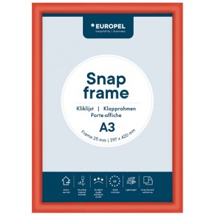 EUROPEL Cadre porte-affiche, A3, 25 mm, vert