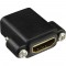 Adaptateur InLine® HDMI de type A femelle à A femelle plaqué or avec bride, 4K2K