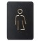 EUROPEL Pictogramme 'WC handicapés', noir