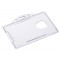 EUROPEL Porte-badge, ouvert, avec clip, 54 x 85 mm