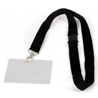 EUROPEL Porte-nom avec cordon textile, 90 x 60 mm