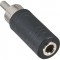 Adaptateur audio, InLine®, connecteur Cinch sur 3,5mm jack femelle, Mono