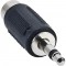 Adaptateur audio, InLine®, 3,5mm jack à 1x connecteur Cinch femelle, Mono