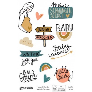 AVERY Zweckform ZDesign Sticker CREATVE 'bébé'