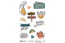 AVERY Zweckform ZDesign Sticker CREATIVE 'Jeu pour bébé'