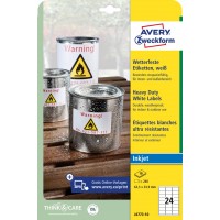 AVERY Zweckform Etiquette film résistante, 99,1 x 42,3 mm