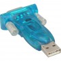 Adaptateur USB - sériel, InLine®, prise A à 9 broches Sub D prise, avec rallonge USB 0,8m