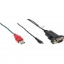 Câble adaptateur USB InLine® série à RS232 pour Android 1 m