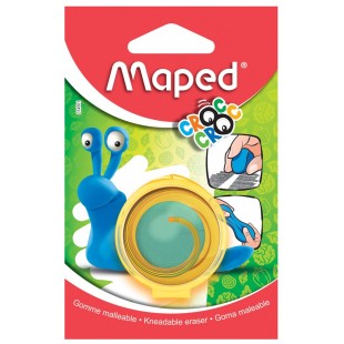 Maped Gomme malléable CROC CROC, boîte de protection ronde