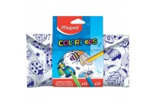 Maped Trousse à colorier avec feutres & crayons de couleur