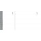 Lot de 10 : ELVE Bloc vendeur, dimensions: (L)135 x (H)60 mm, blanc