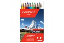 CARAN D'ACHE Crayon de couleur PRISMALO Aquarelle, 40 pièces