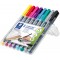 STAEDTLER Marqueur permanent 317M Lumocolor, étui de 4