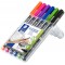 STAEDTLER Marqueur permanent 318F Lumocolor, étui de 8