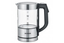 SEVERIN Mini bouilloire en verre WK 3458, inox / noir
