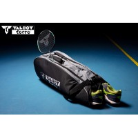 TALBOT torro Sac à raquette de badminton, Racketbag, noir/