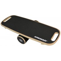 SCHILDKRÖT Balance Board Wave, en bois véritable, noir