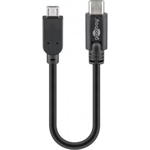 Câble USB 2.0 USB-C™ vers Micro-B 2.0, Noir