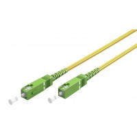 Câble à Fibre Optique (FTTH), Singlemode (OS2) Yellow, Jaune (Simplex), 0,5 m