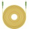 Câble à Fibre Optique (FTTH), Singlemode (OS2) Yellow, Jaune (Simplex), 1 m