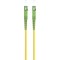 Câble à Fibre Optique (FTTH), Singlemode (OS2) Yellow, Jaune (Simplex), 25 m