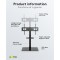 Support TV Pied Basic (Taille L)