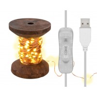 Guirlande Lumineuse LED "Bobine de Fil", petite