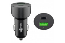 Chargeur Rapide Double USB pour Voiture USB-C™ PD (Power Delivery) (48 W)