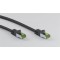 CAT 8.1 Câble Patch Certifié de GHMT, S/FTP (PiMF), noir.