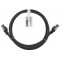 CAT 8.1 Câble Patch Certifié de GHMT, S/FTP (PiMF), noir.