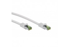 CAT 8.1 Câble Patch Certifié de GHMT, S/FTP (PiMF), blanc.