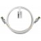 CAT 8.1 Câble Patch Certifié de GHMT, S/FTP (PiMF), blanc.