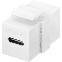 Module Keystone Connecteur USB-C™, USB 3.2 Gen 2 (10 Gbit/s), blanc