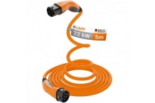 HELIX Type 2 Câble de Recharge, jusqu'à 22 kW, 5 m, orange