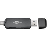 USB 3.0 - USB-C™ Lecteur de Cartes 2-en-1