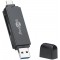 USB 3.0 - USB-C™ Lecteur de Cartes 2-en-1