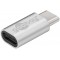 Adaptateur USB-C™ vers Micro-USB 2.0, Argent