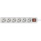Bloc Multiprise 6 Prises avec Interrupteur, 5 m, Blanc
