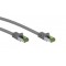 Câble Patch RJ45 avec Câble Brut CAT 8.1 S/FTP, AWG 26, Gris