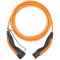 Type 2 Câble de Recharge, jusqu'à 22 kW, 7 m, orange