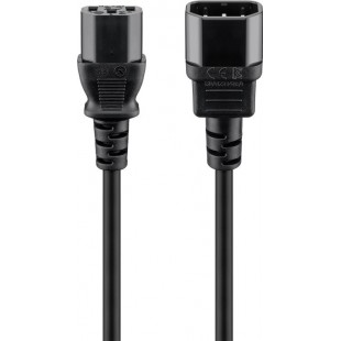 Rallonge pour Appareils Froids, 1,8 m, Noir