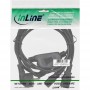 Câble d'alimentation en Y InLine®, allemand, type F noir 3m